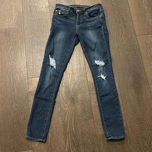 Articles of Society Distressed Blue Skinny Jeans